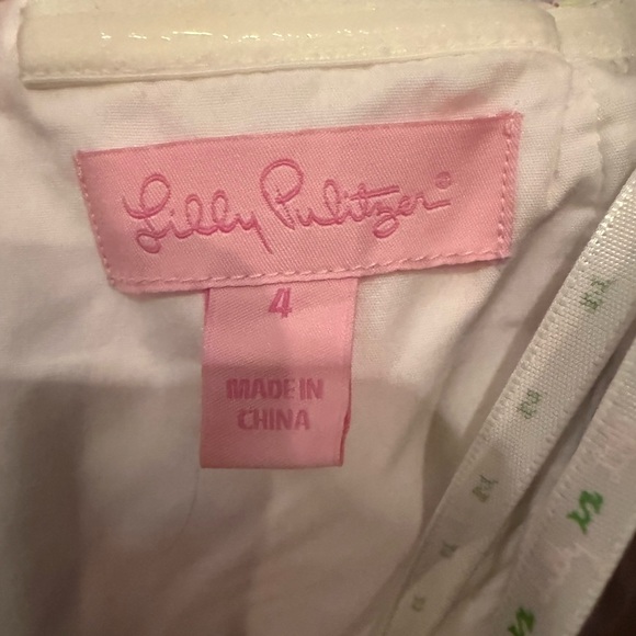 Lilly Pulitzer Strapless Pink and Yellow Dress - Picture 5 of 5